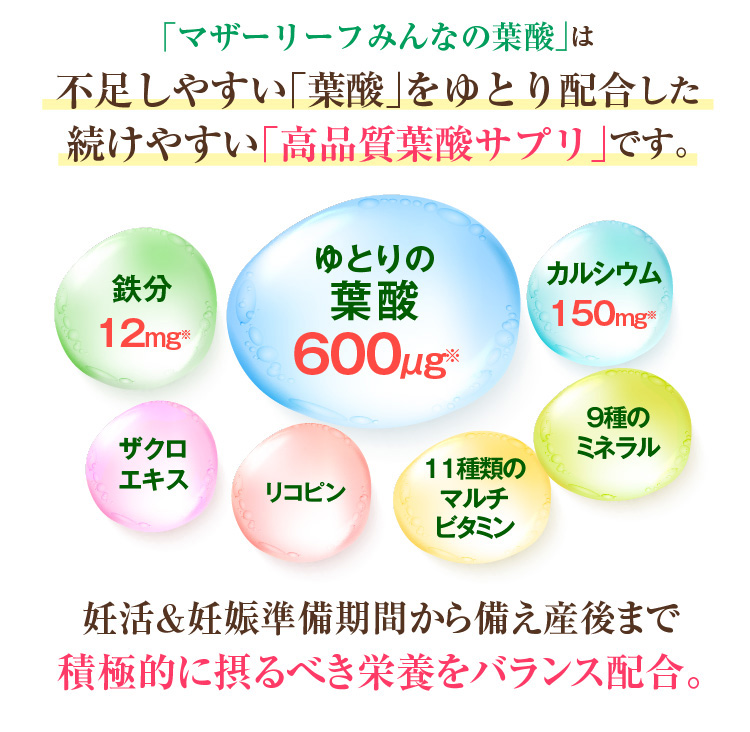 みんなの葉酸600